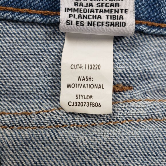 Celebrity Pink Raw Edge Cutoff Denim Shorts Womens 9/29 Blue Motivational Wash - Picture 12 of 16